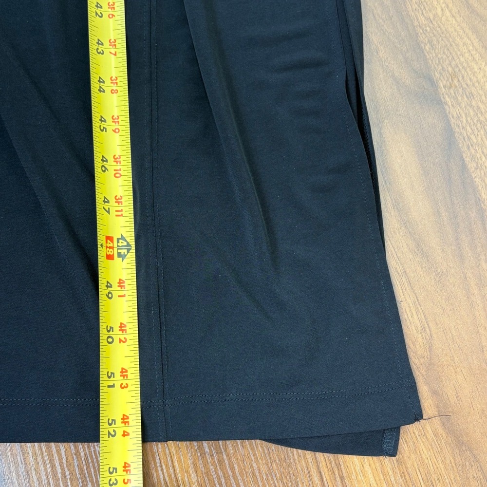 Chico's  Black Sleeveless Packable Button Up Stretch Shirt Maxi Dress Sz 2/US 14 - Picture 13 of 14